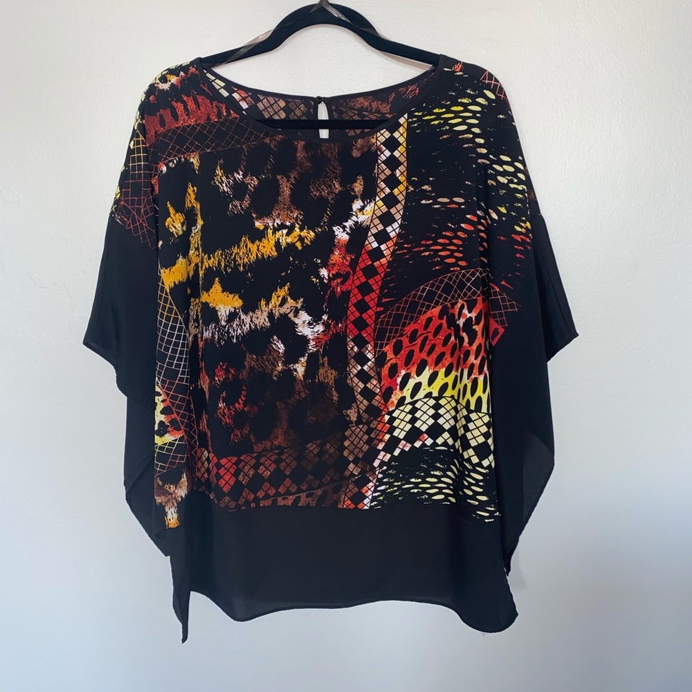 Multi-Color Flair Blouse - Picture 2 of 5